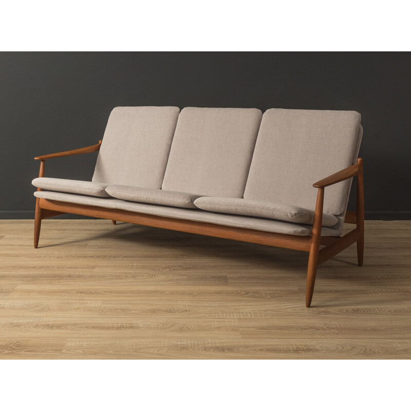 Vintage three-seater sofa by Poul Volther for Frem Røjle, Denmark 1960s