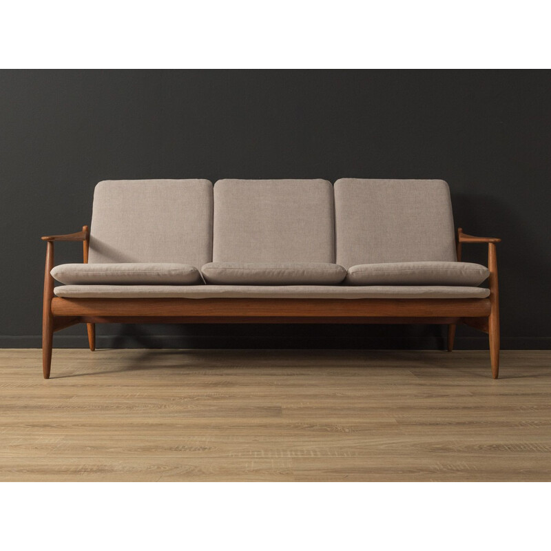 Vintage three-seater sofa by Poul Volther for Frem Røjle, Denmark 1960s