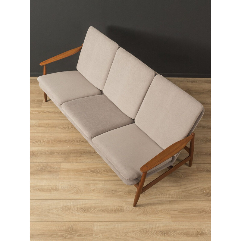 Vintage three-seater sofa by Poul Volther for Frem Røjle, Denmark 1960s