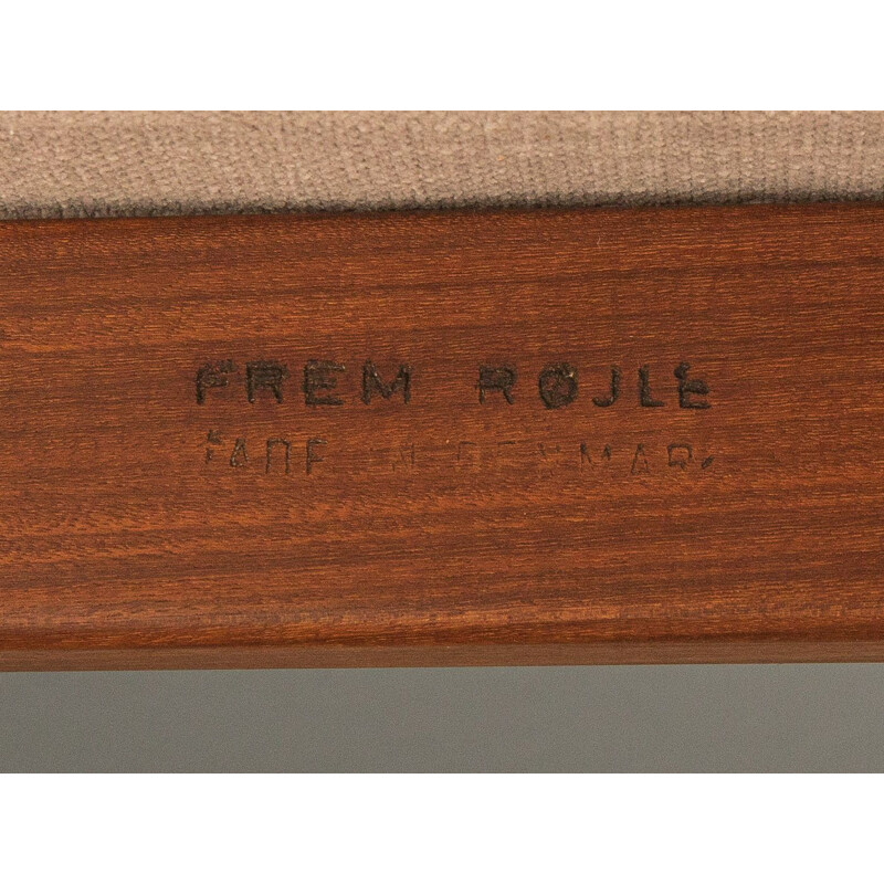 Canapé trois places vintage de Poul Volther pour Frem Røjle, Danemark 1960