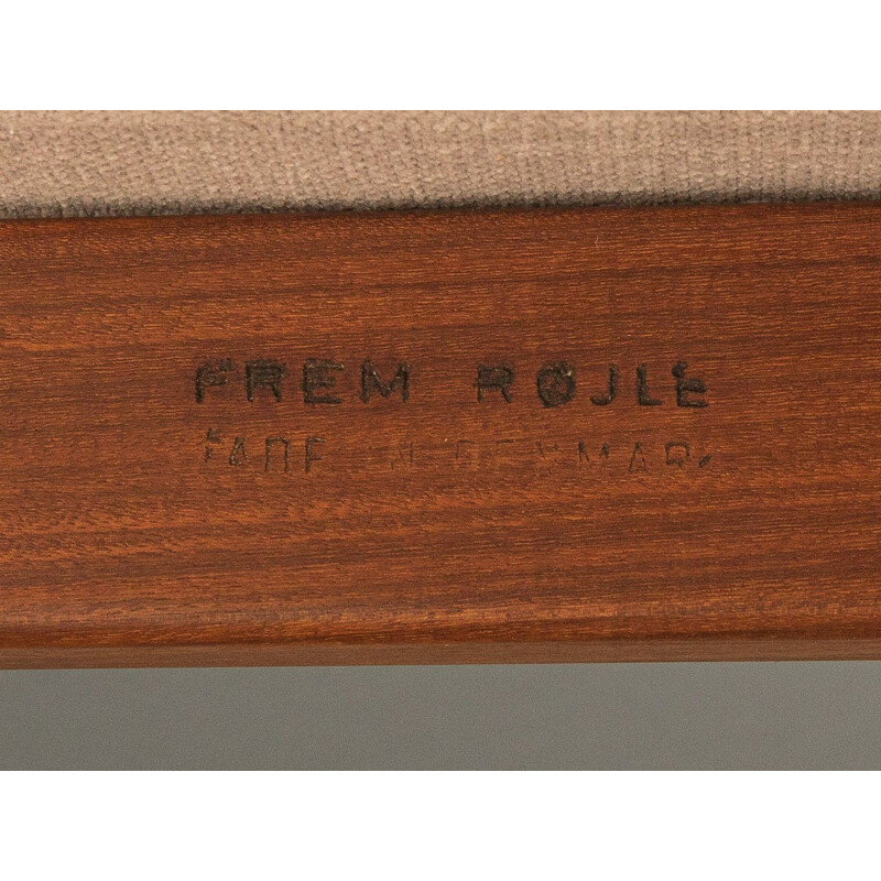 Vintage-Dreisitzersofa von Poul Volther für Frem Røjle, Dänemark 1960