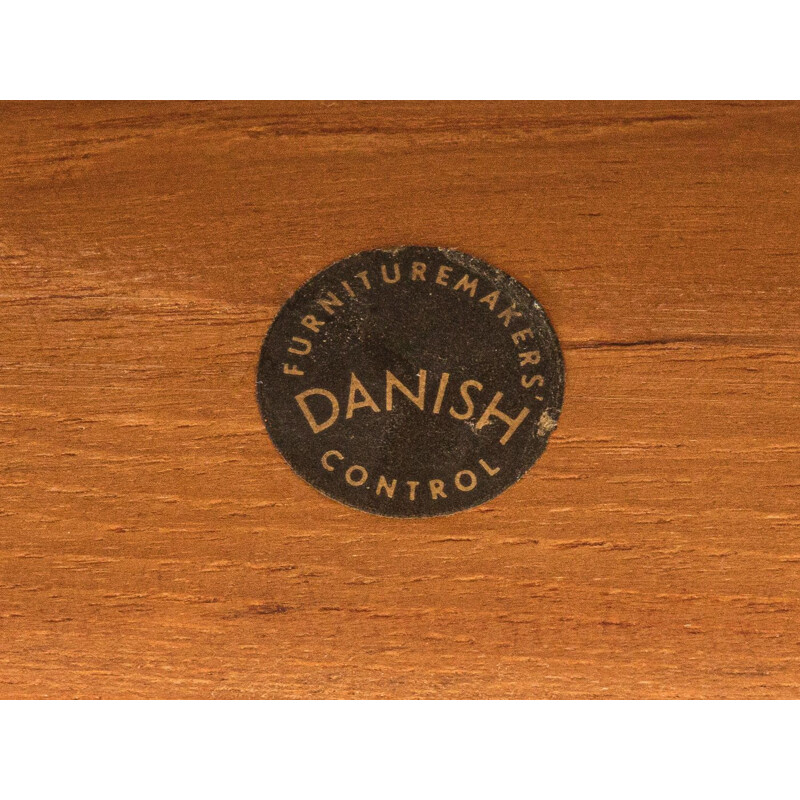 Sofá Vintage de três lugares por Poul Volther para Frem Røjle, Dinamarca 1960