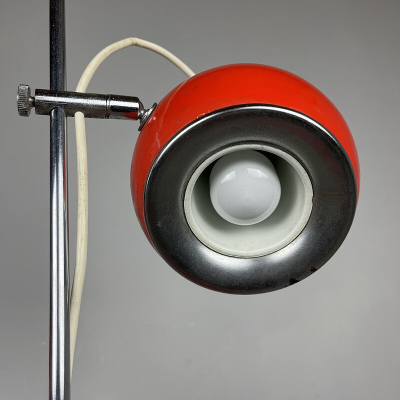 Lampada vintage a forma di bulbo oculare, Italia 1960