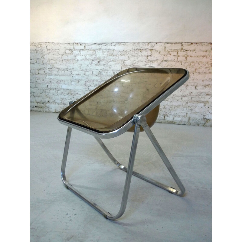 Castelli "Plona" armchair in aluminum, Giancarlo PIRETTI - 1970s