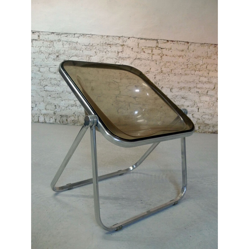 Castelli "Plona" armchair in aluminum, Giancarlo PIRETTI - 1970s