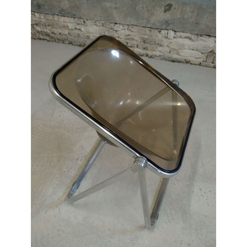 Castelli "Plona" armchair in aluminum, Giancarlo PIRETTI - 1970s