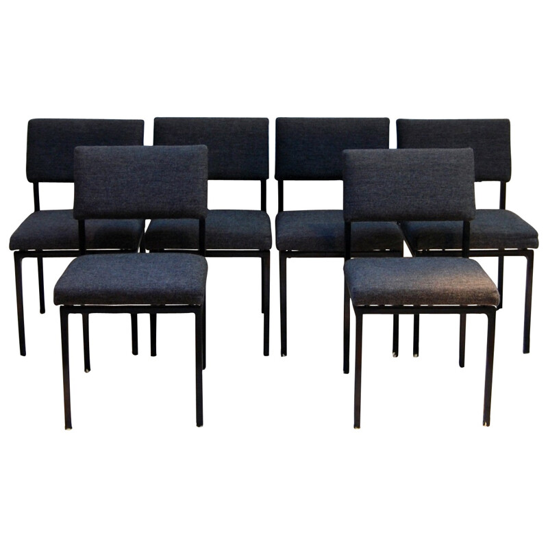 Set of 6 chairs, Martin VISSER - 1950s