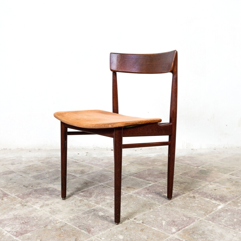 Vintage dining chairs by Henry Rosengren Hansen for Brande Møbelindustri, Denmark 1960s