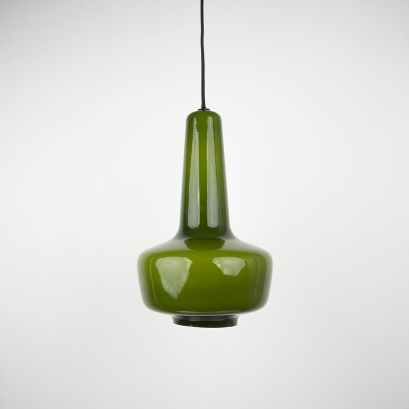 Danish vintage pendant lamp Kreta by Jacob E. Bang for Fog og Morup, 1964