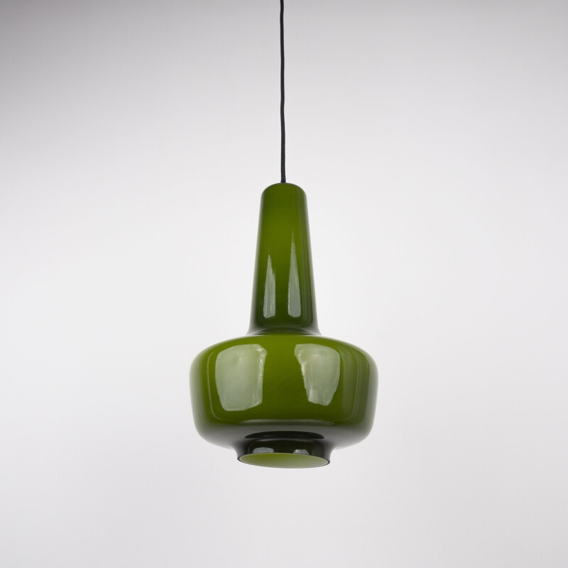 Danish vintage pendant lamp Kreta by Jacob E. Bang for Fog og Morup, 1964