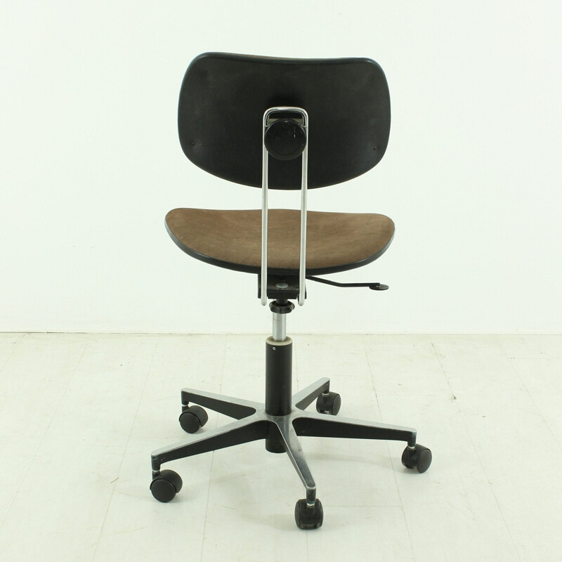 Brown office chair, Egon EIRMANN - 1970s