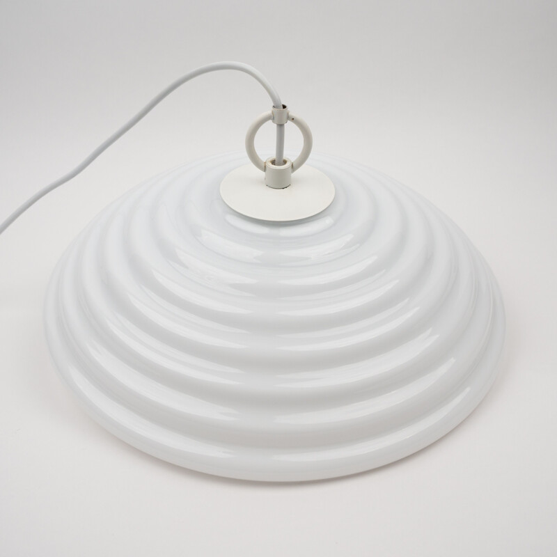Danish vintage pendant lamp New Wave by Verner Panton for Holmegaard, 1984