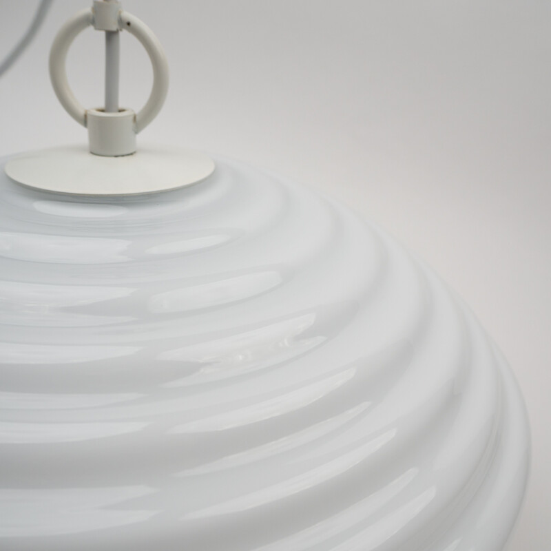 Danish vintage pendant lamp New Wave by Verner Panton for Holmegaard, 1984