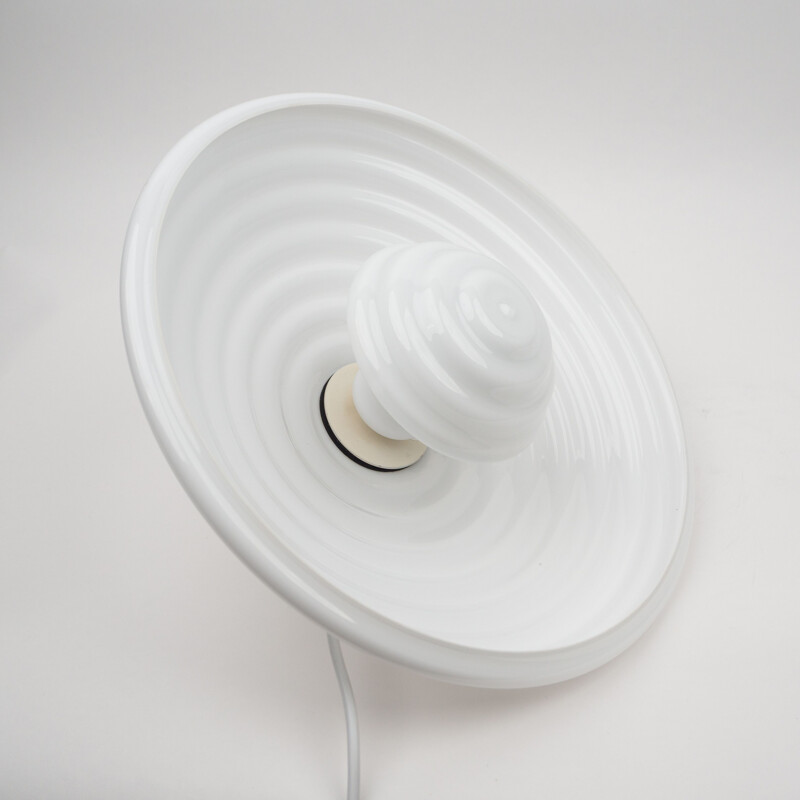 Danish vintage pendant lamp New Wave by Verner Panton for Holmegaard, 1984