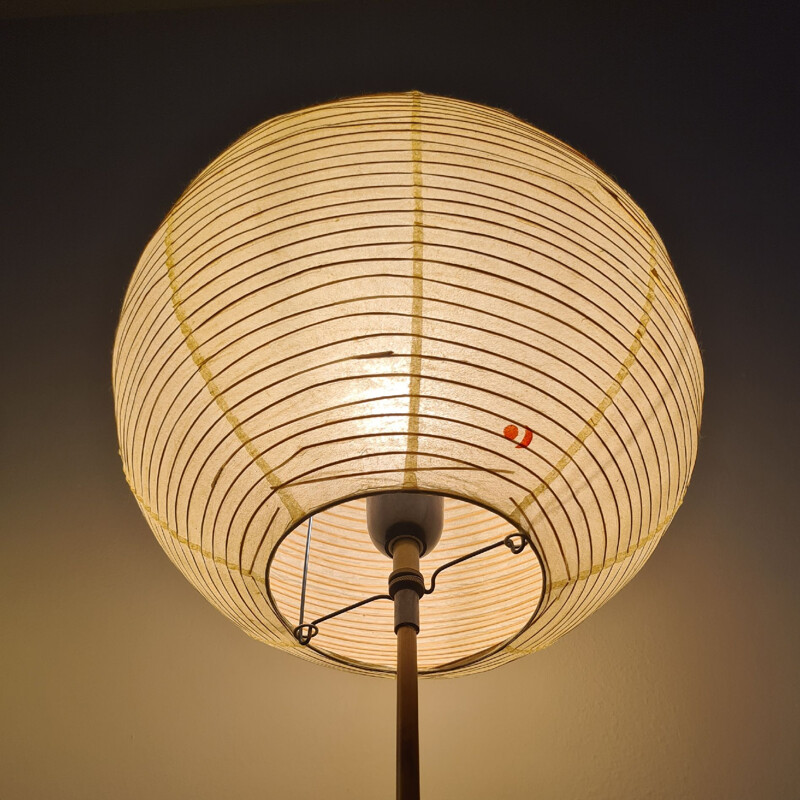 Paire de lampes de table Akari vintage par Isamu Noguchi, Japon 1950