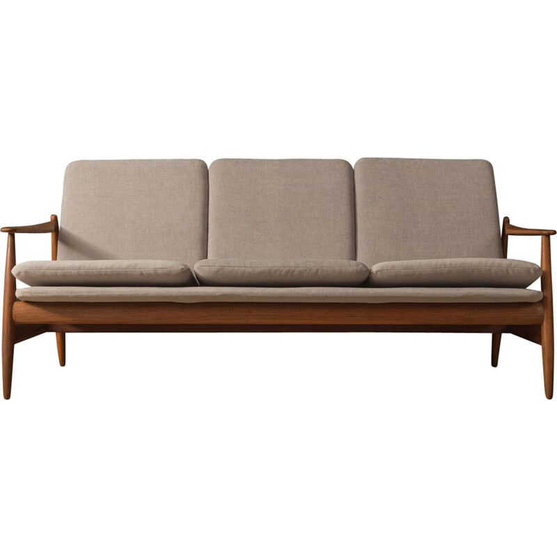 Vintage three-seater sofa by Poul Volther for Frem Røjle, Denmark 1960s