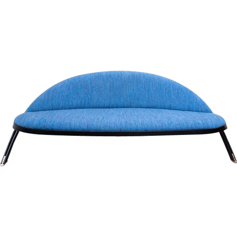 Italian mid-century blue "Saturno" sofa by Gastone Rinaldi for Rima, 1957