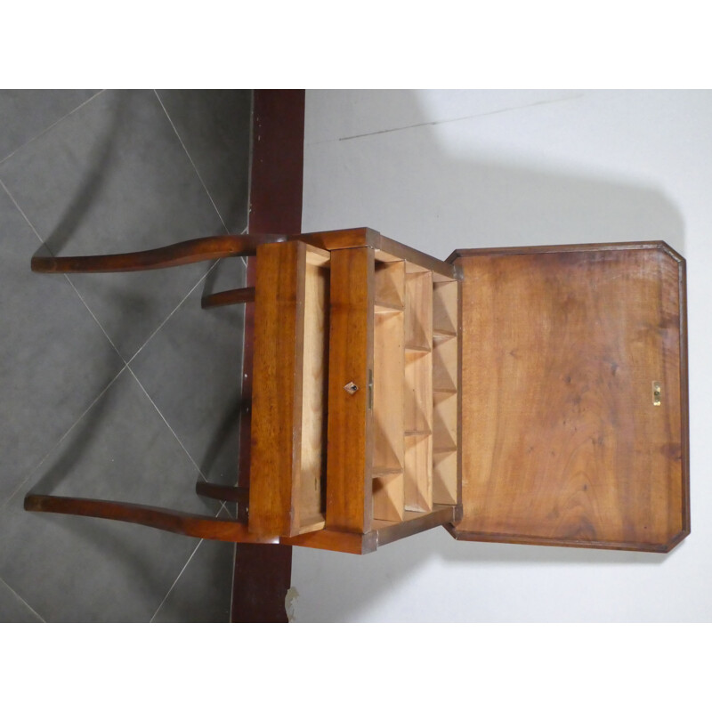 Vintage mahogany sewing cabinet