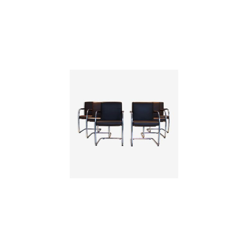 Set of 6 vintage Visasoft chairs by Antonio Citterio and Glen Oliver Löw for Vitra