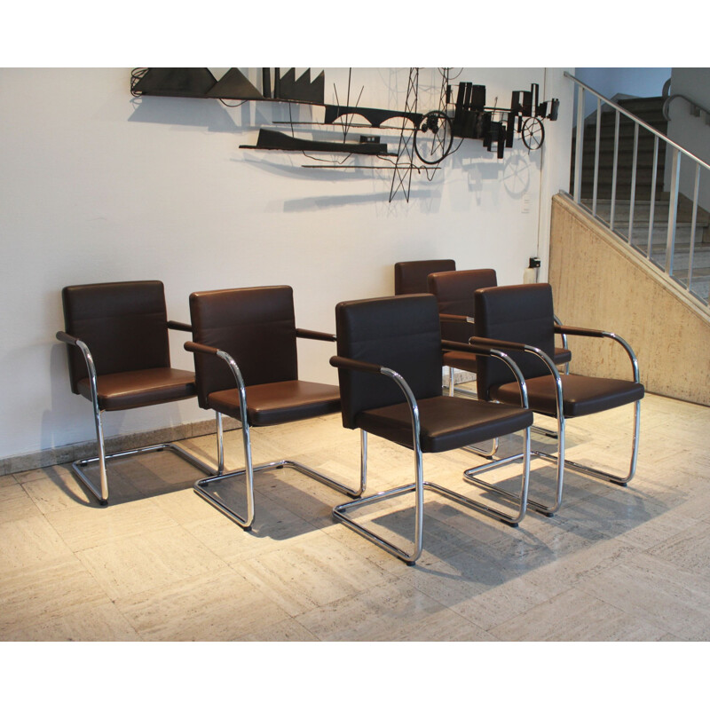 Set of 6 vintage Visasoft chairs by Antonio Citterio and Glen Oliver Löw for Vitra