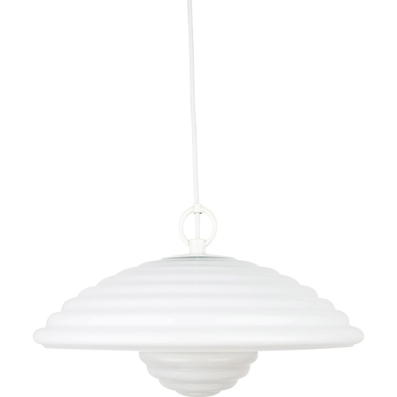 Danish vintage pendant lamp New Wave by Verner Panton for Holmegaard, 1984