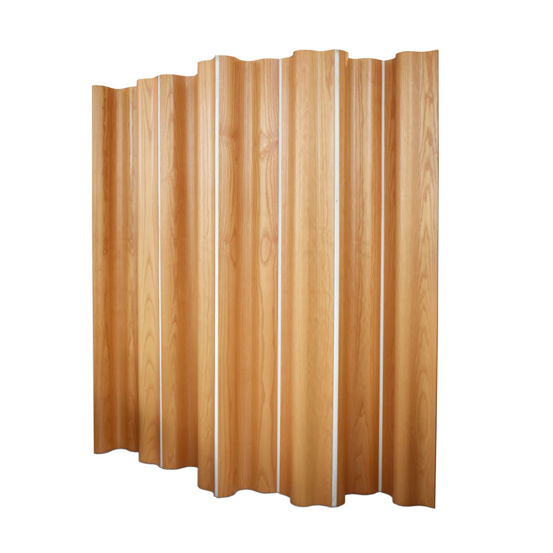 Vintage folding screen in ashwood by Eames, 1970s