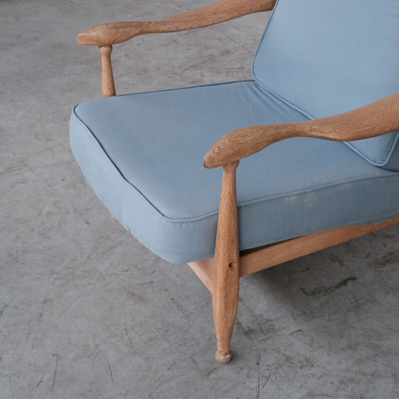 Dagobert mid-century armchair by Guillerme et Chambron, France 1960s