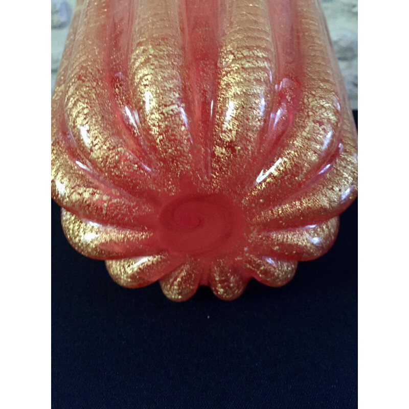 Vintage Vase von Barovier und Toso Murano, 1950