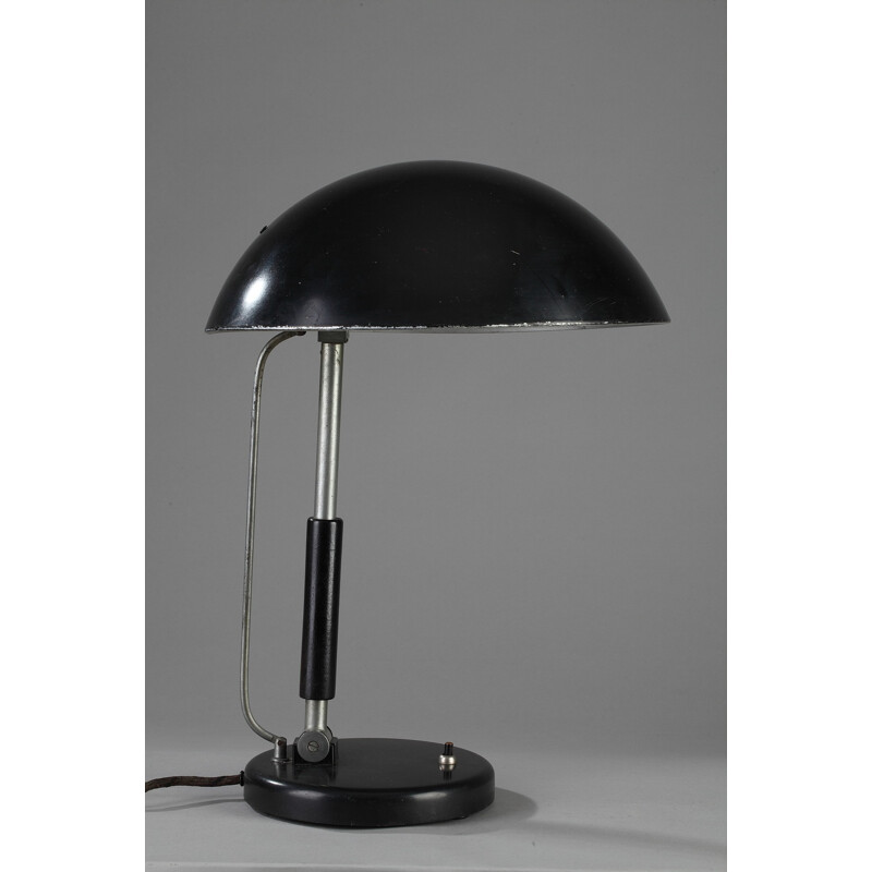 Schanzenbach & Co "6580 Super" table lamp in metal, Karl TRABERT - 1930s