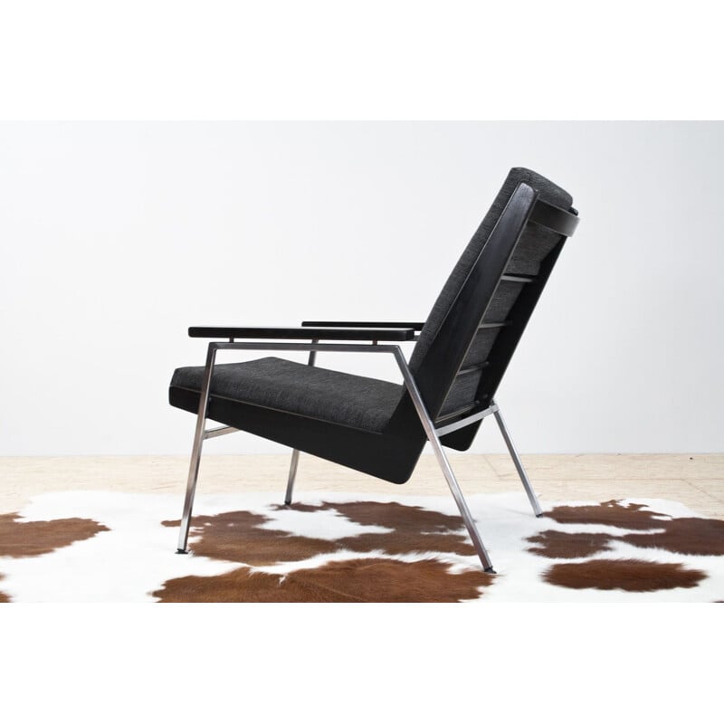 Vintage reupholstered armchair by Rob Parry for Gelderland