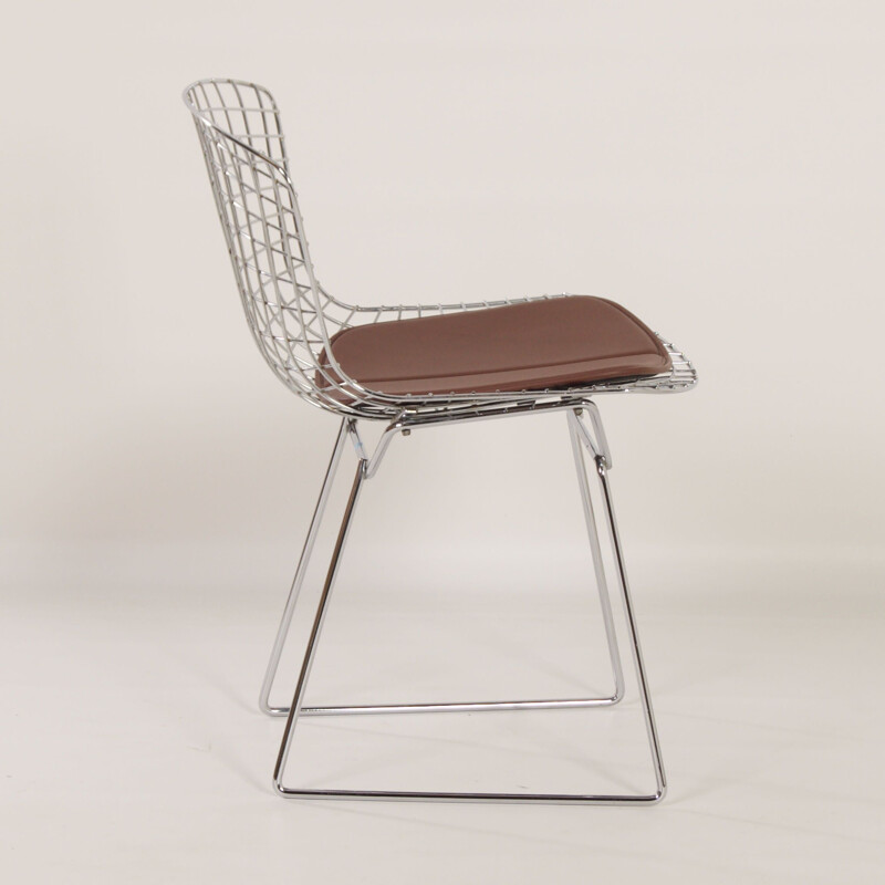 Chaise vintage en fil métallique par Harry Bertoia pour Knoll, 1970