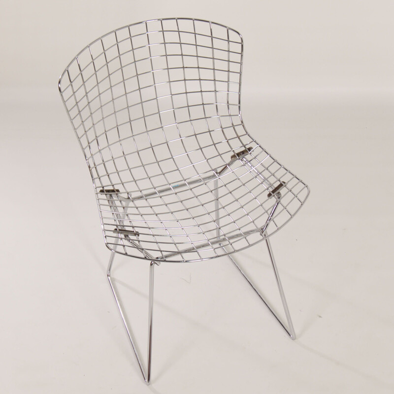 Chaise vintage en fil métallique par Harry Bertoia pour Knoll, 1970