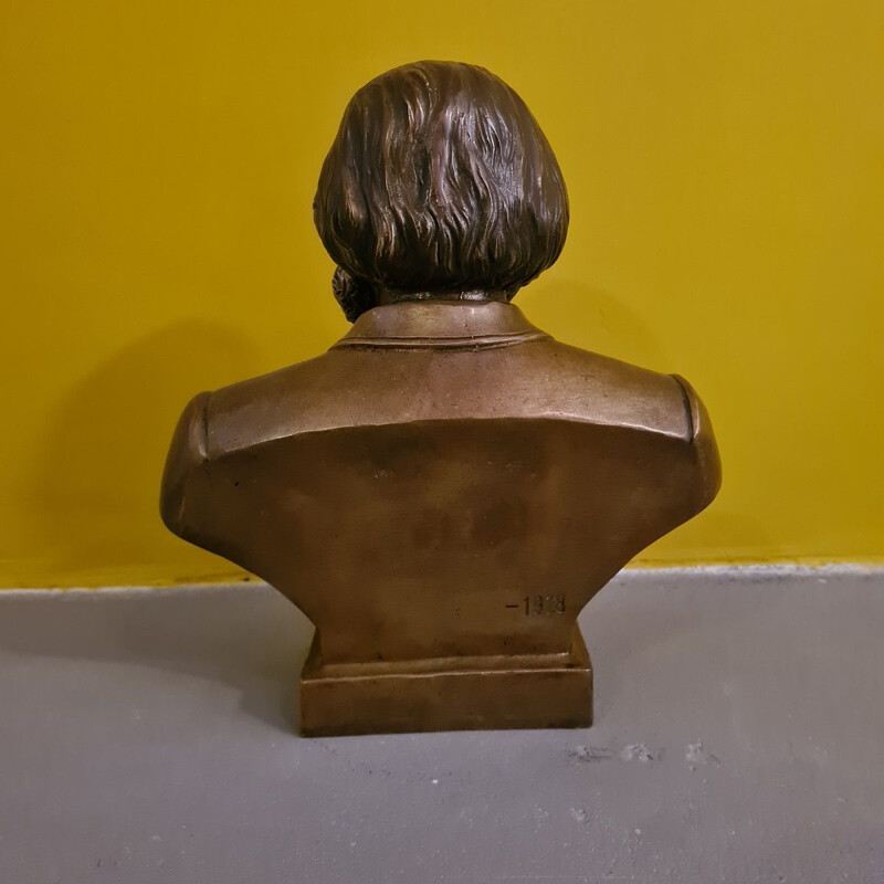 Bronze vintage bust of Karl Marx