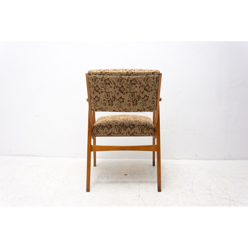 Silla de oficina vintage, Checoslovaquia 1960