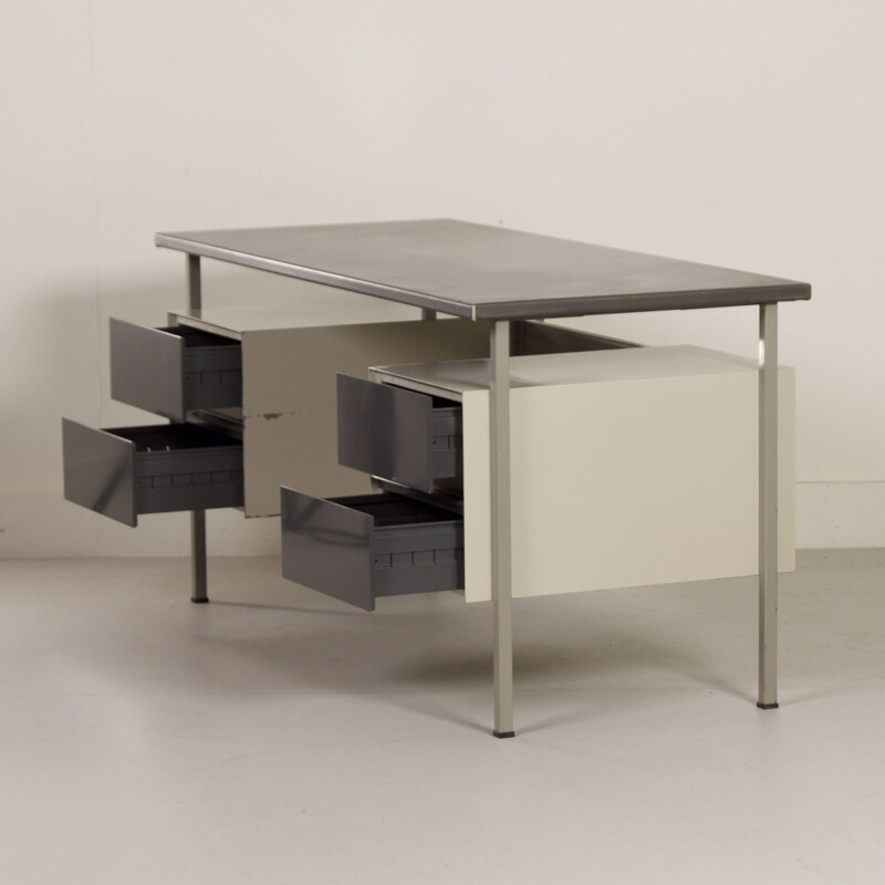 Vintage steel desk by Andre Cordemeyer for Gispen, 1960s