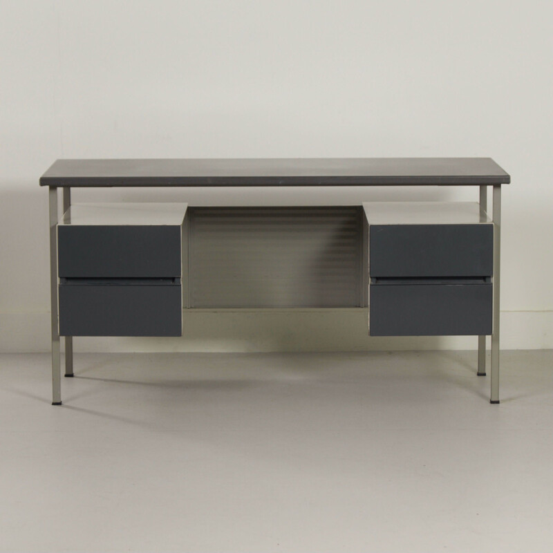 Vintage stalen bureau van Andre Cordemeyer voor Gispen, 1960