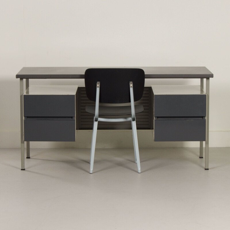 Vintage steel desk by Andre Cordemeyer for Gispen, 1960s