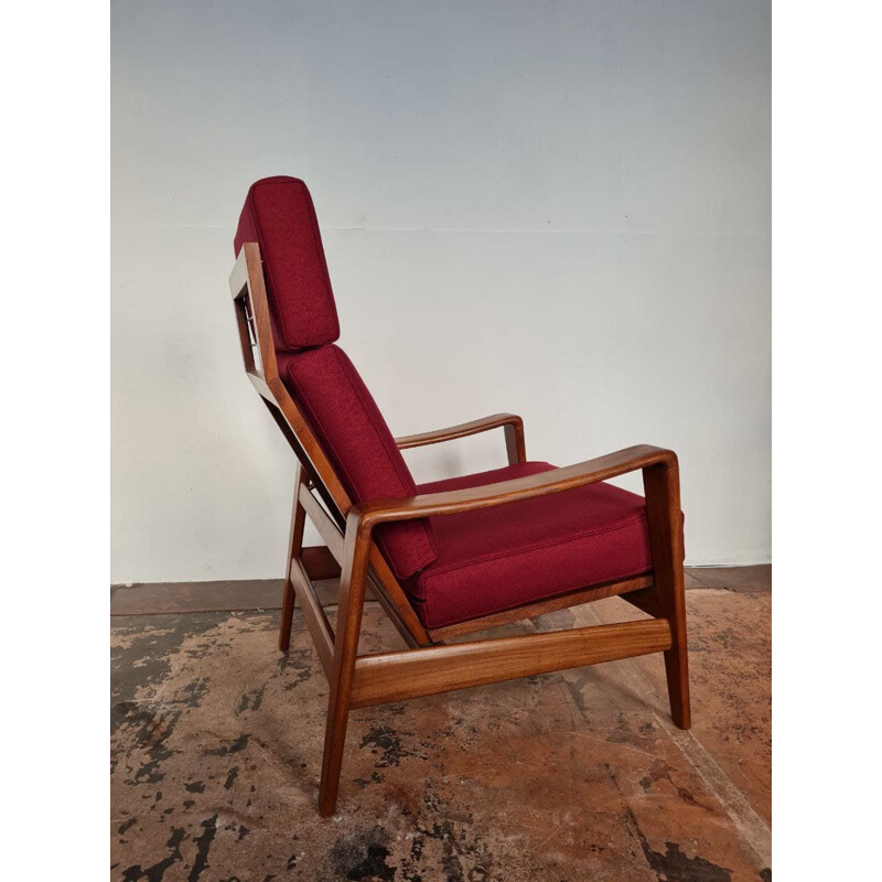 Mid century teak armchair by Arne Wahl Iversen for Comfort, 1960s