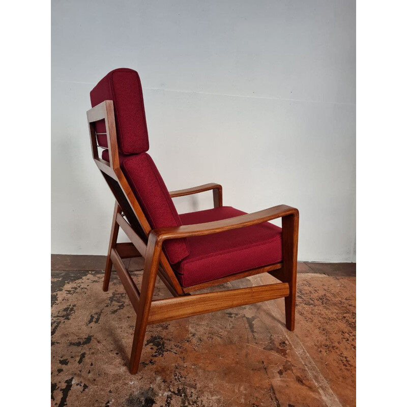 Mid century teak armchair by Arne Wahl Iversen for Comfort, 1960s