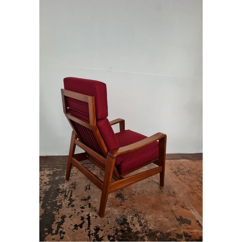 Mid century teak armchair by Arne Wahl Iversen for Comfort, 1960s