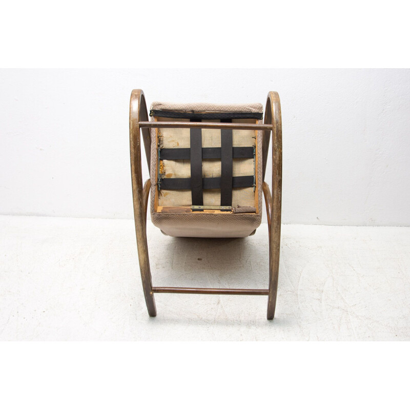 Vintage bentwood rocking chair by Ton, Czechoslovakia 1960