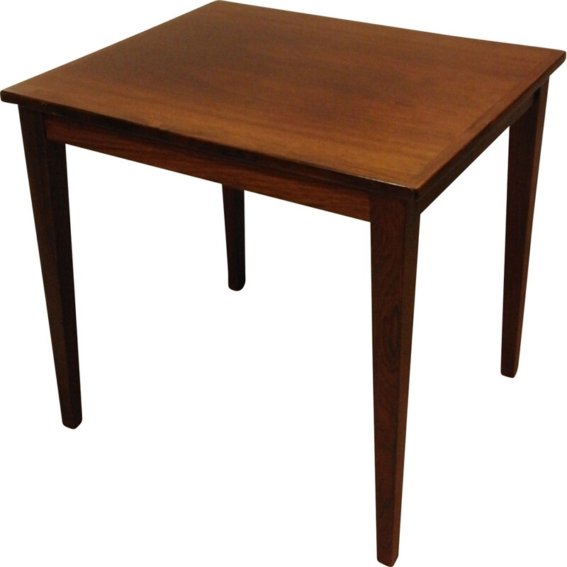 Piccolo tavolo scandinavo in palissandro - 1970