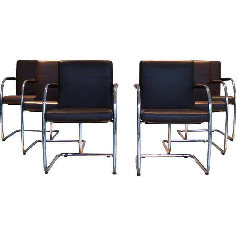 6er Set Vintage Visasoft Stühle von Antonio Citterio und Glen Oliver Löw für Vitra