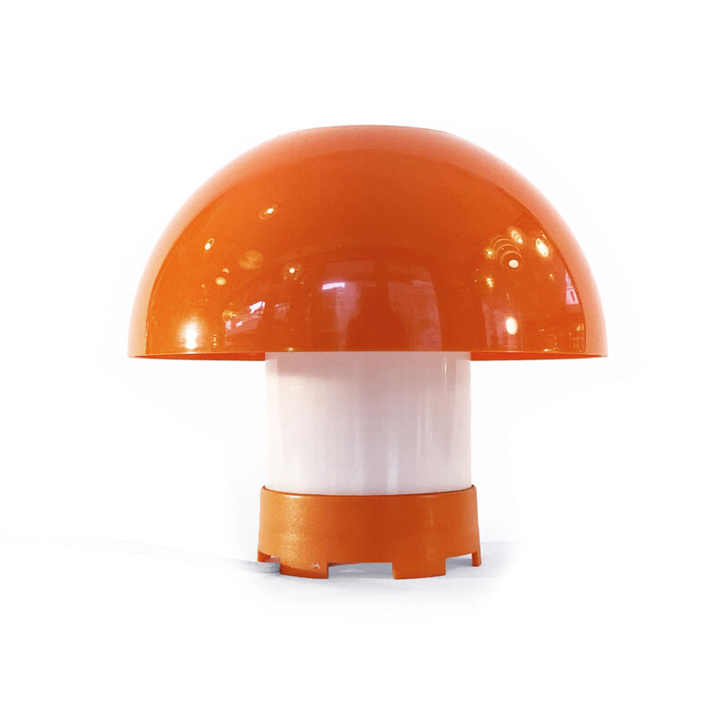 Lampada da tavolo vintage Mushroom di Bent Karlby per Ask Belysninger, Danimarca 1970