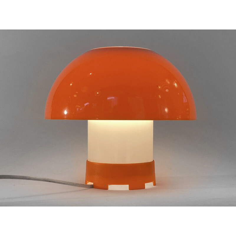 Vintage Mushroom table lamp by Bent Karlby for Ask Belysninger, Denmark 1970s