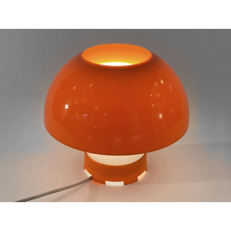 Lampada da tavolo vintage Mushroom di Bent Karlby per Ask Belysninger, Danimarca 1970