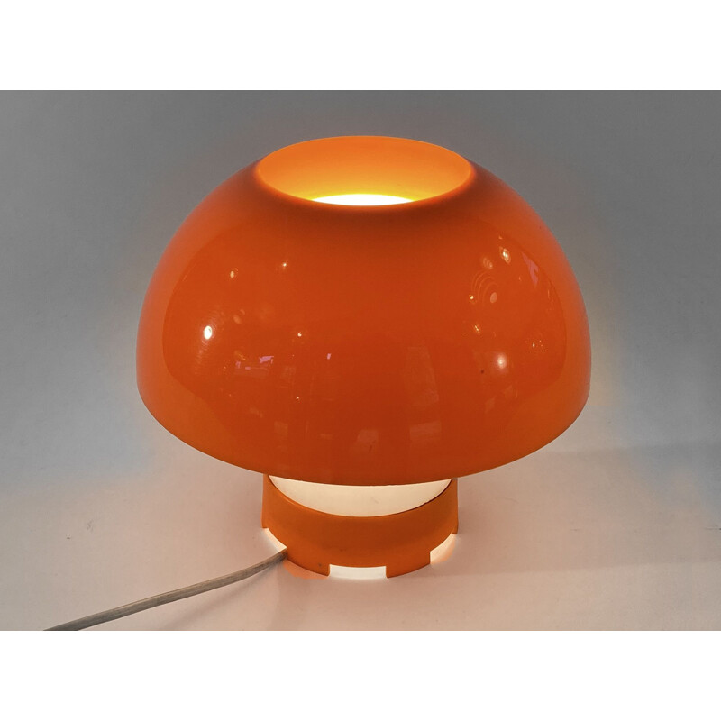 Vintage Mushroom table lamp by Bent Karlby for Ask Belysninger, Denmark 1970s
