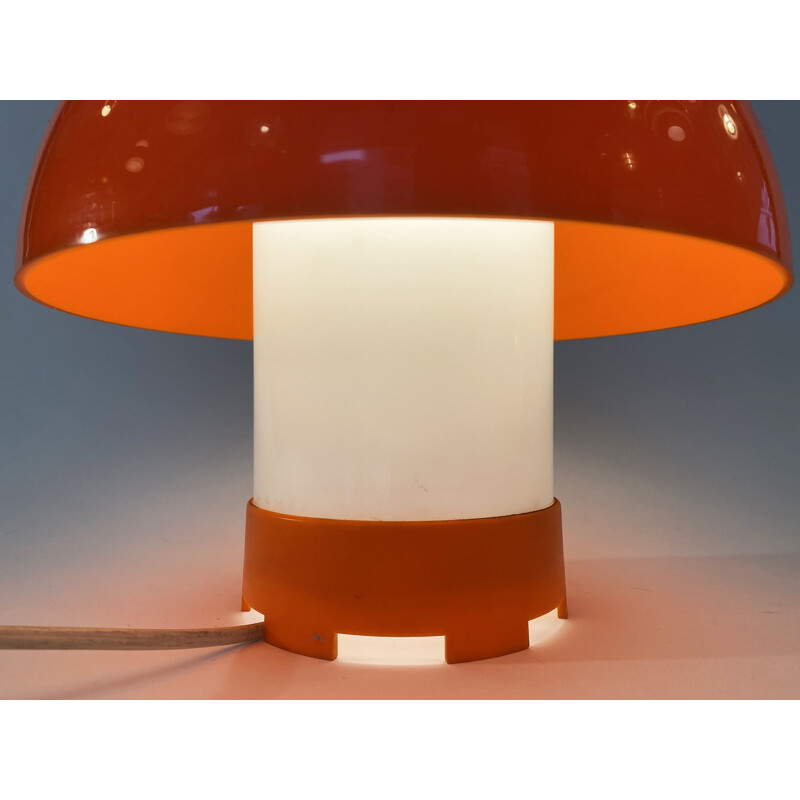 Lampada da tavolo vintage Mushroom di Bent Karlby per Ask Belysninger, Danimarca 1970