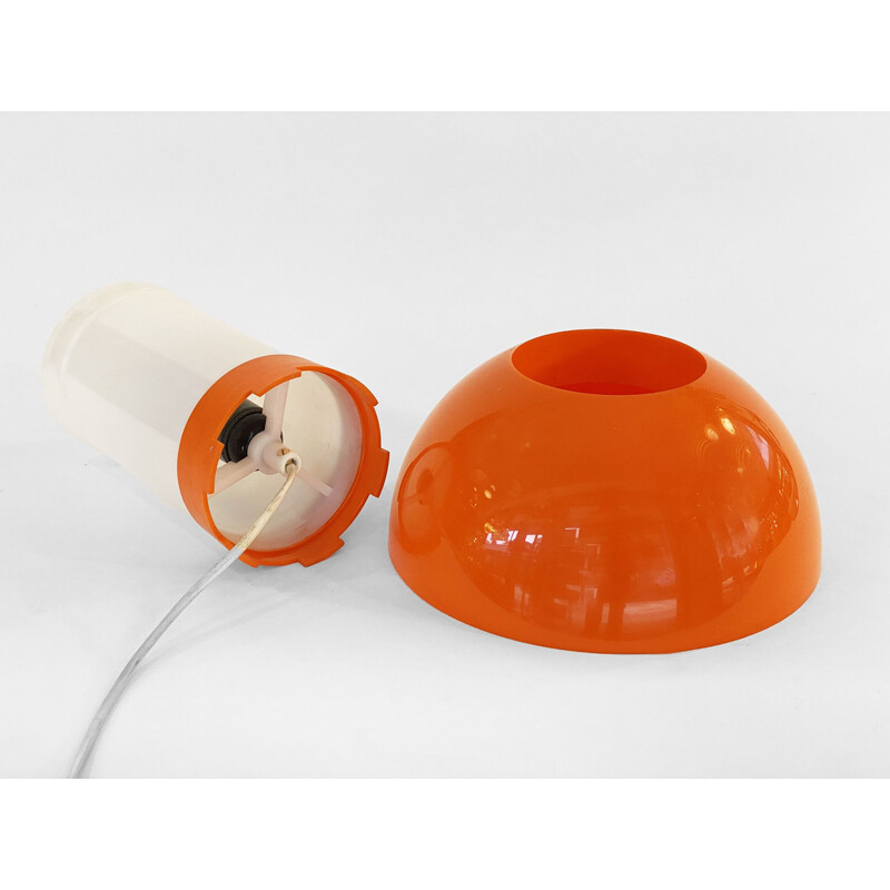 Lampada da tavolo vintage Mushroom di Bent Karlby per Ask Belysninger, Danimarca 1970