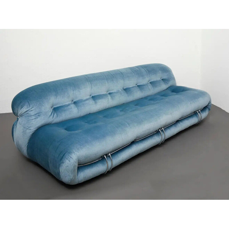 Vintage 4-seater sofa by Afra & Tobia Scarpa for Cassina, 1970